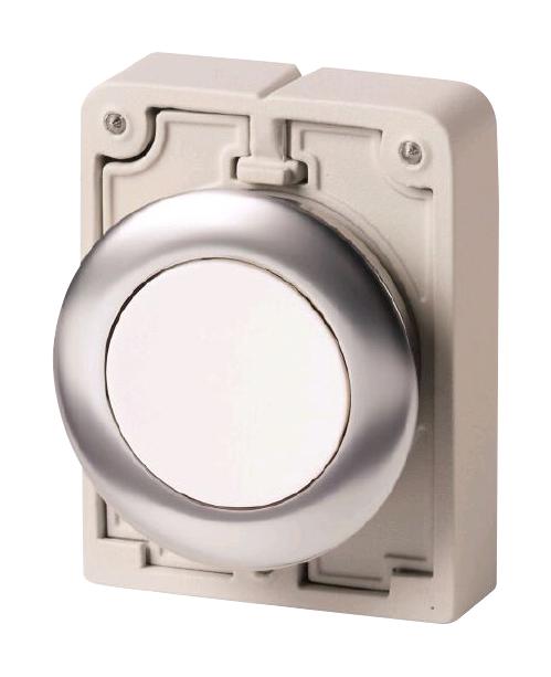 M30C-FD-W SWITCH ACTUATOR, 30MM PUSHBUTTON, WHITE EATON MOELLER