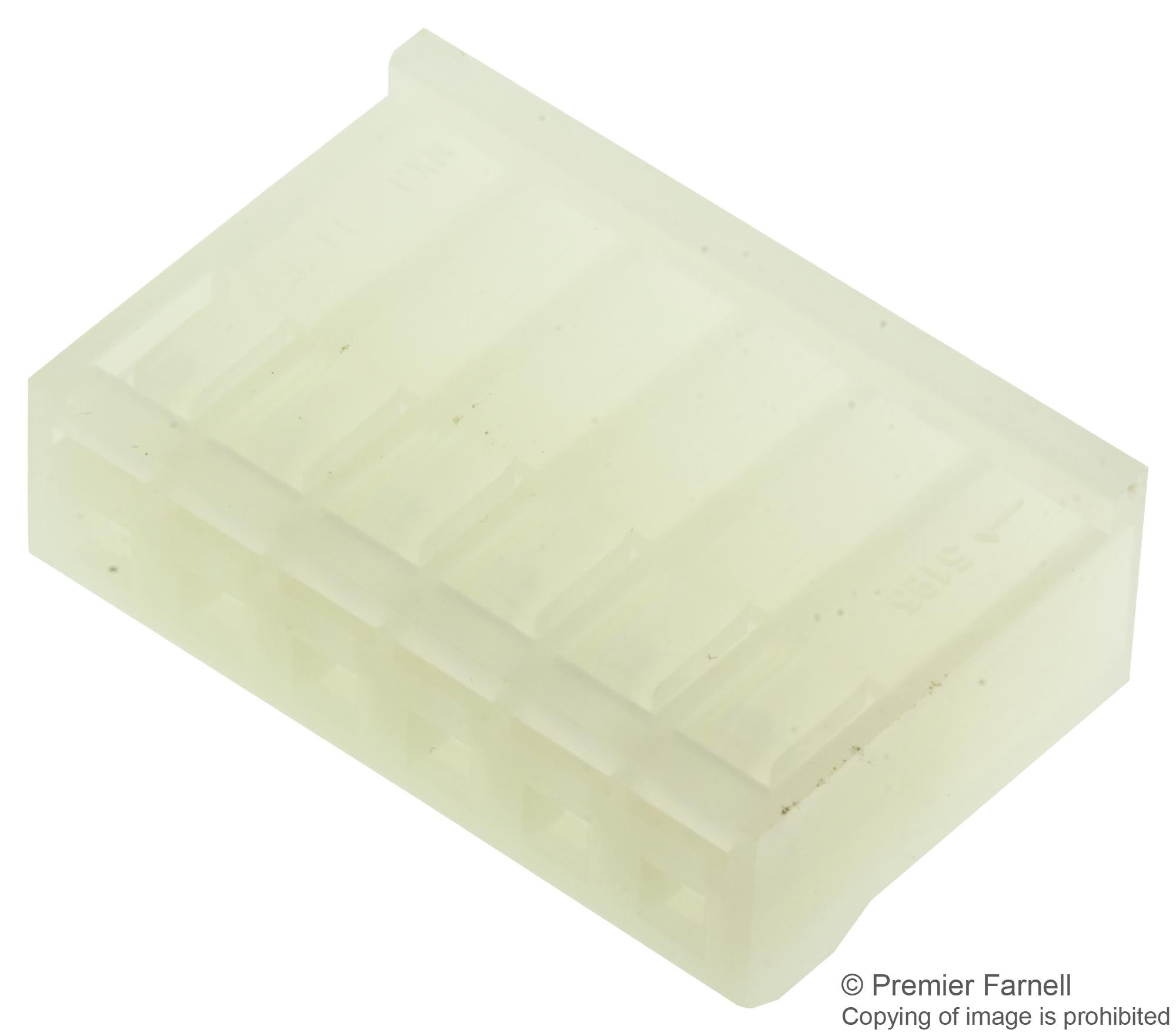 09-50-1061 CONNECTOR, RCPT, 6POS, 1ROW, 3.96MM MOLEX