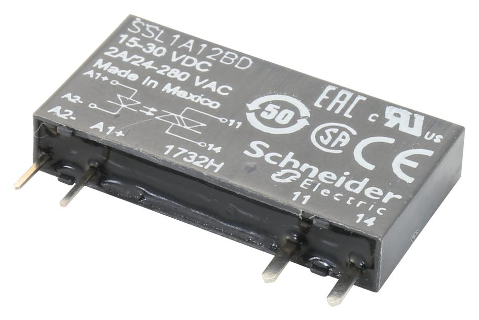 SSL1D101BD SOLID STATE RELAY, SPST-NO, 0.1A, 16-30V SCHNEIDER ELECTRIC