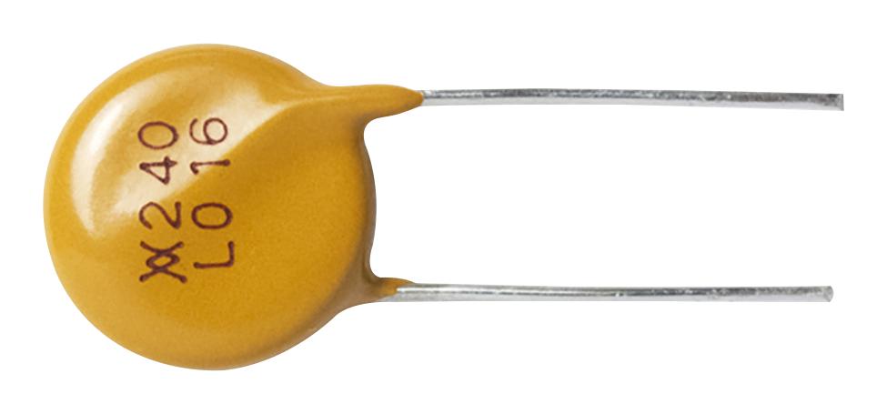 TRF250-180 FUSE, RESETTABLE PTC, 250VAC, 0.18A, THD LITTELFUSE