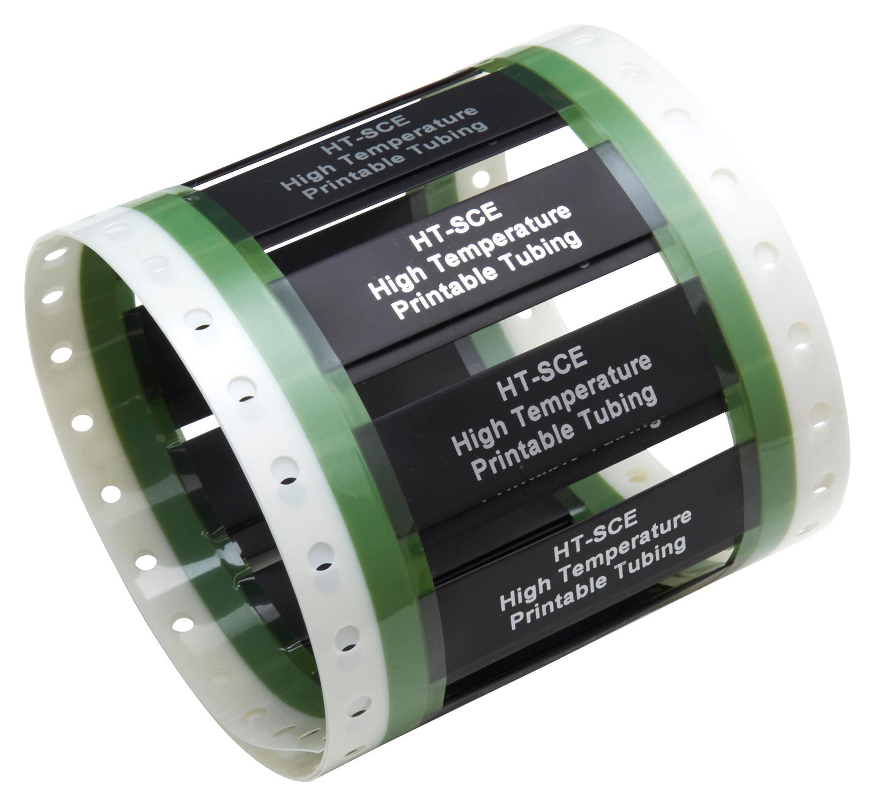 HT-SCE-1/8-2.0-0 HEAT SHRINK MARKER, 3.18MM, BLACK RAYCHEM - TE CONNECTIVITY