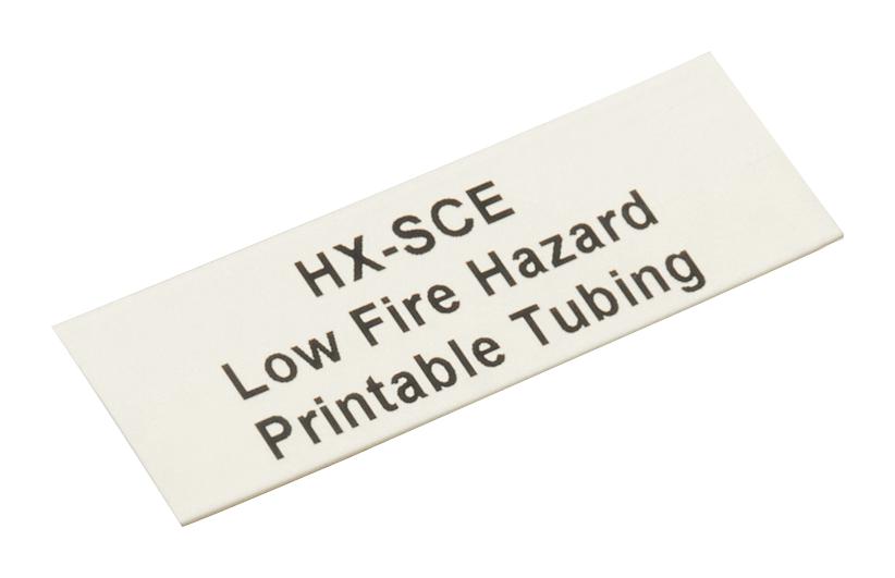HX-SCE-1K-12.7-50-9 HEAT SHRINK MARKER, 12.7MM, WHITE RAYCHEM - TE CONNECTIVITY