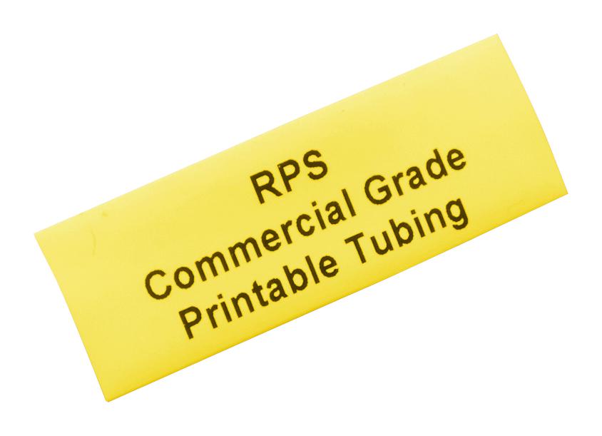 RPS-1K-10-2/2.0-4 HEAT SHRINK MARKER, 12.7MM, YELLOW RAYCHEM - TE CONNECTIVITY