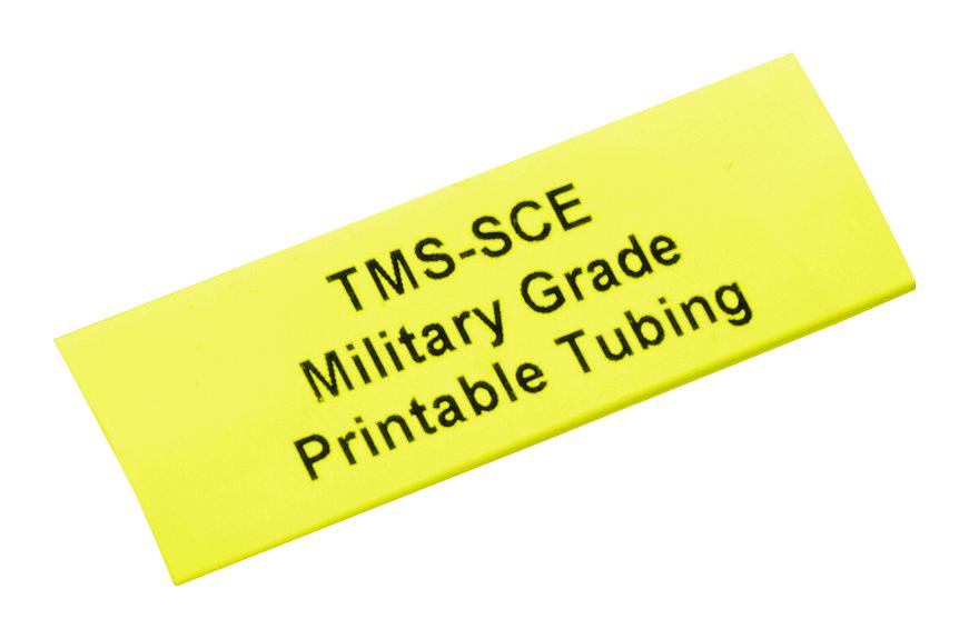 TMS-SCE-1K-2-2.0-4 HEAT SHRINK MARKER, 50.8MM, YELLOW RAYCHEM - TE CONNECTIVITY