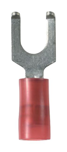 PN18-8FF-M TERMINAL, FORK TONGUE, M4, 16AWG, RED PANDUIT