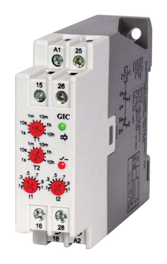 2A5DT5 ANALOGUE TIMER, DPDT, 10H, 240V GIC