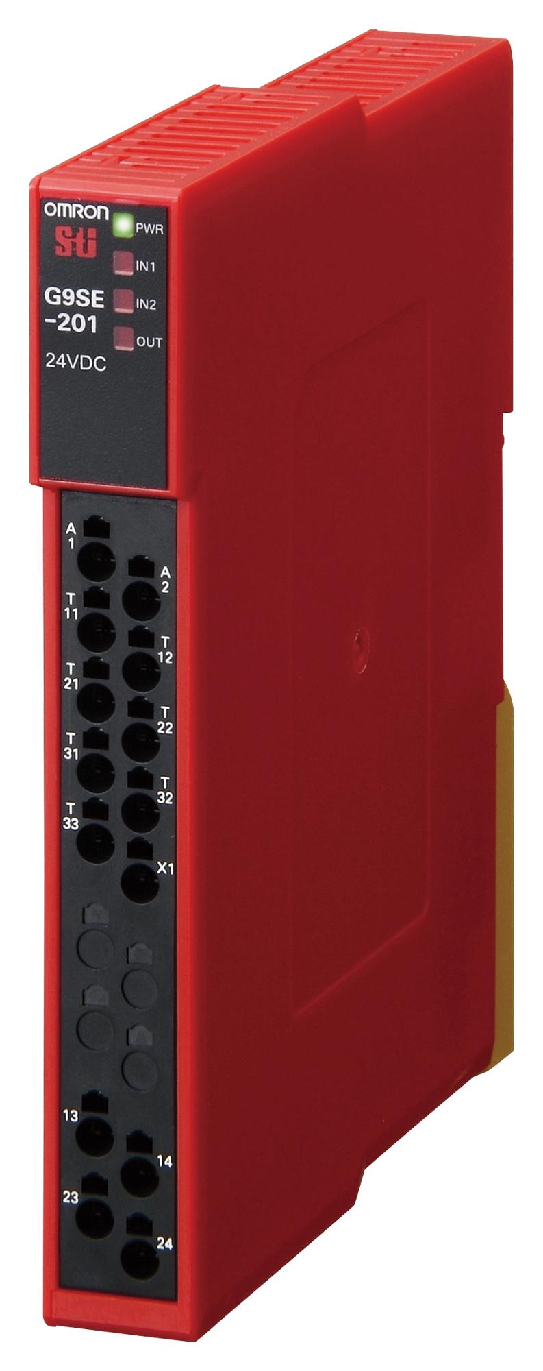 G9SE201 SAFETY RELAY, DPST-NO, 24VDC, 5A, SCREW OMRON