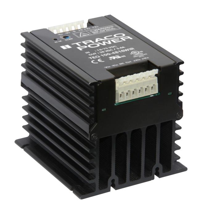 TEQ 100-7215WIR DC-DC CONVERTER, 24V, 4.2A TRACO POWER