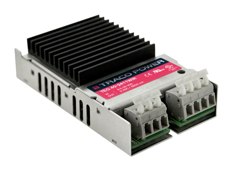 TEQ 40-4812WIR DC-DC CONVERTER, 12V, 3.33A TRACO POWER