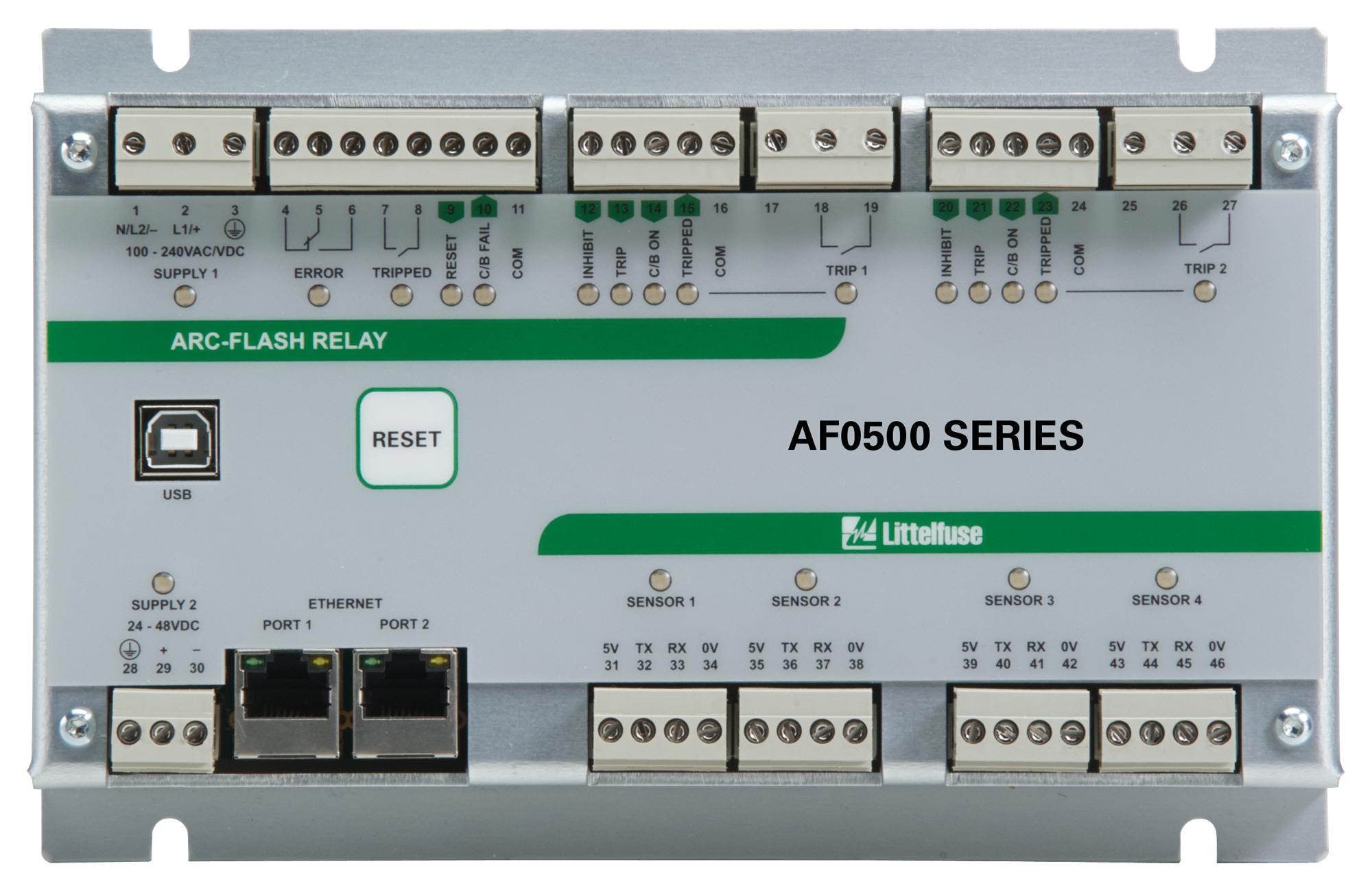 AF0500-00 ARC FLASH RELAY, 3PDT, SPST-NO, 6A, 240V LITTELFUSE