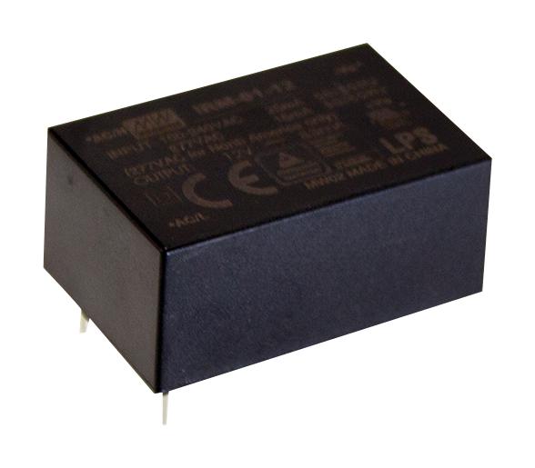 IRM-01-5 POWER SUPPLY, AC-DC, 5V, 0.2A MEAN WELL