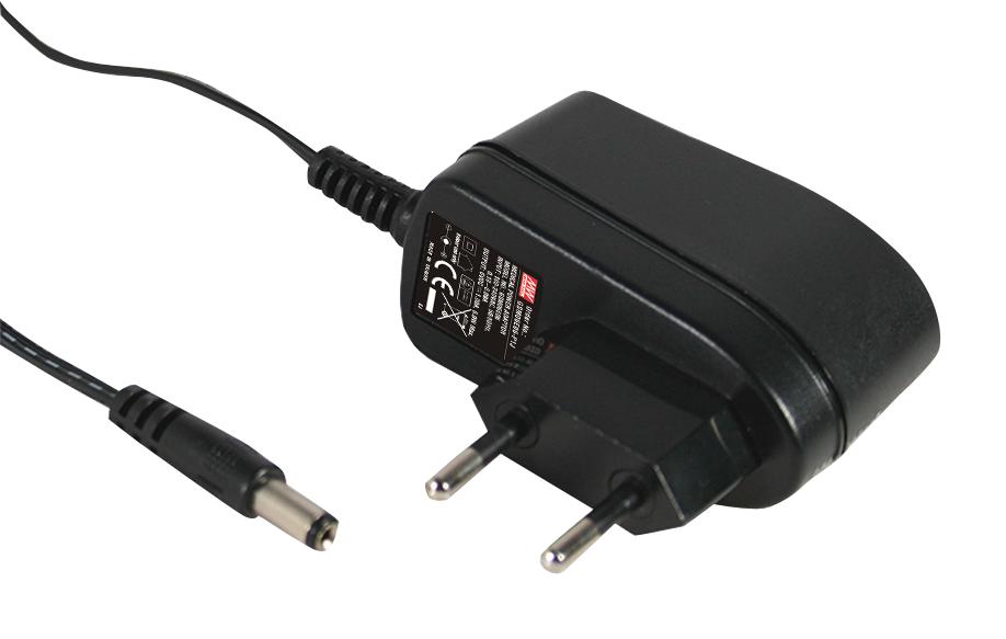 GSM06E12-P1J ADAPTOR, AC-DC, MEDICAL, 12V, 0.5A MEAN WELL