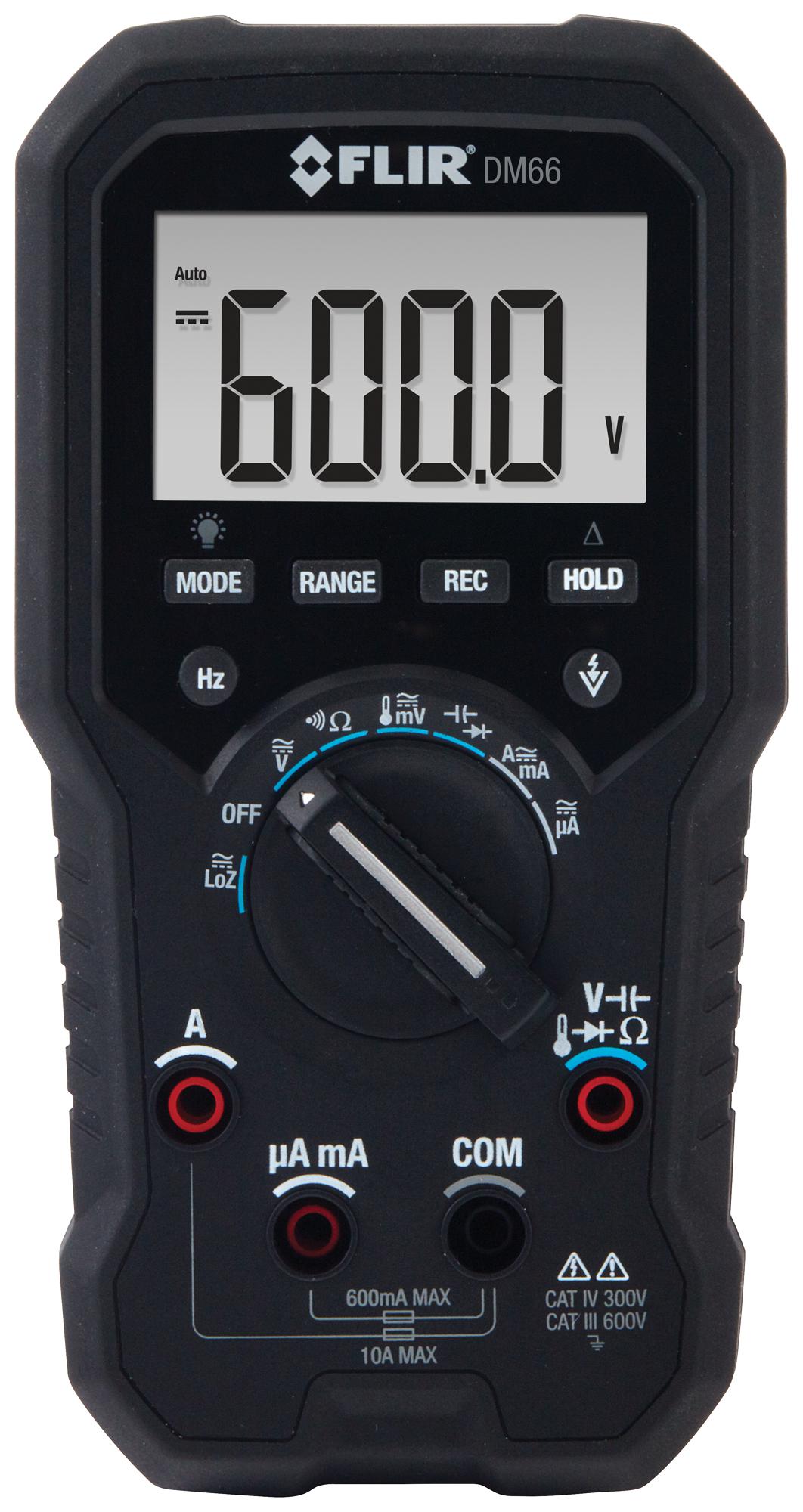 DM66-NIST DMM W/ NIST CAL, TRUE RMS, 10A, 600V TELEDYNE FLIR