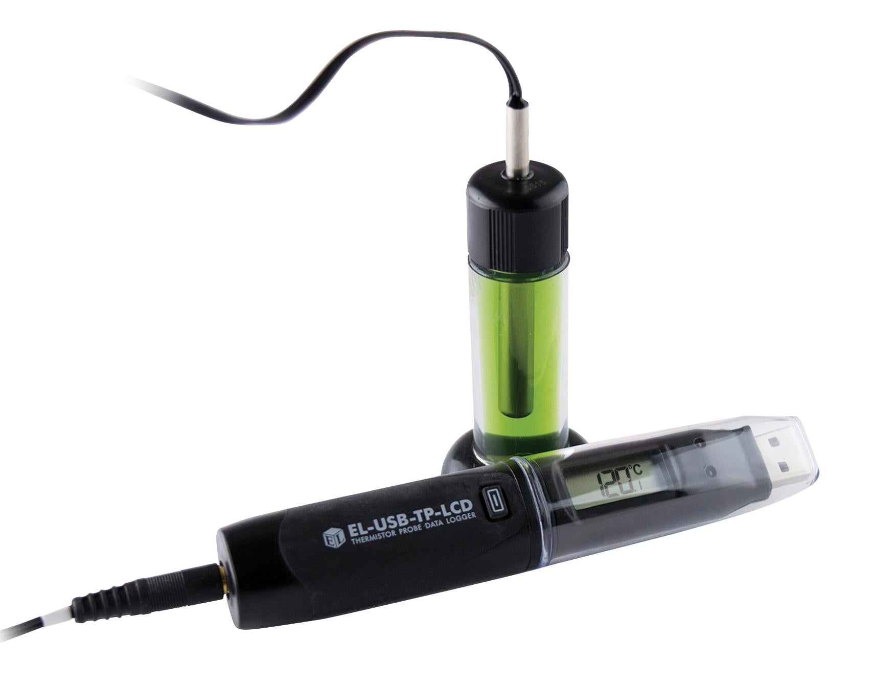 EL-USB-TP-LCD-PROBE-G DATA LOGGER W/LCD, -40 TO 125DEG C LASCAR