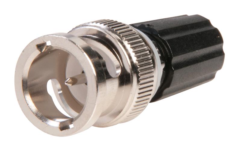 3430-0. ADAPTER, BINDING POST - BNC PLUG, BLK POMONA