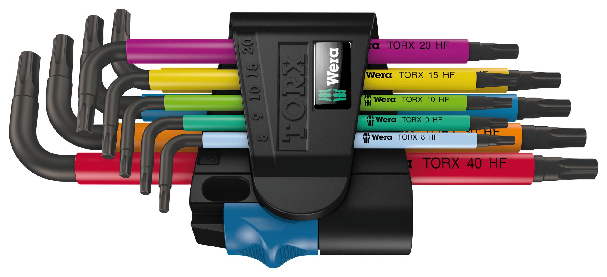 05024179001 TORX KEY SET W/HOLDING FUNCTION, 10PC WERA