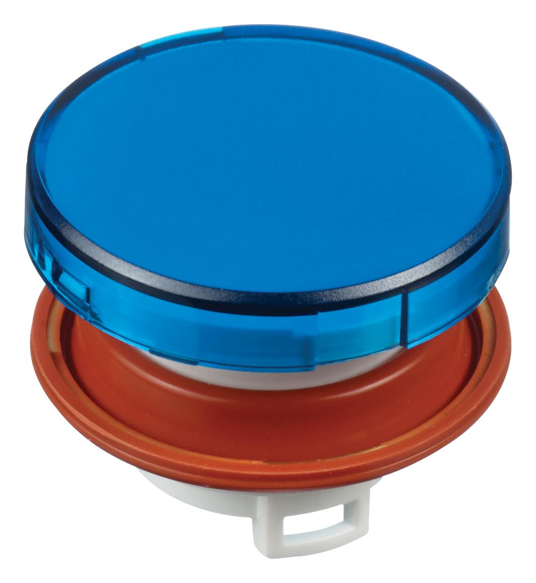HW1A-L1S ROUND LENS, BLUE, FLUSH IDEC