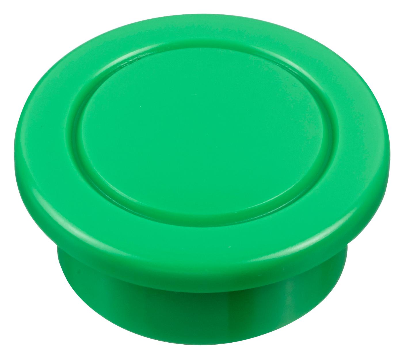 HW1A-B3G SWITCH BUTTON, MUSHROOM, 29MM, GREEN IDEC