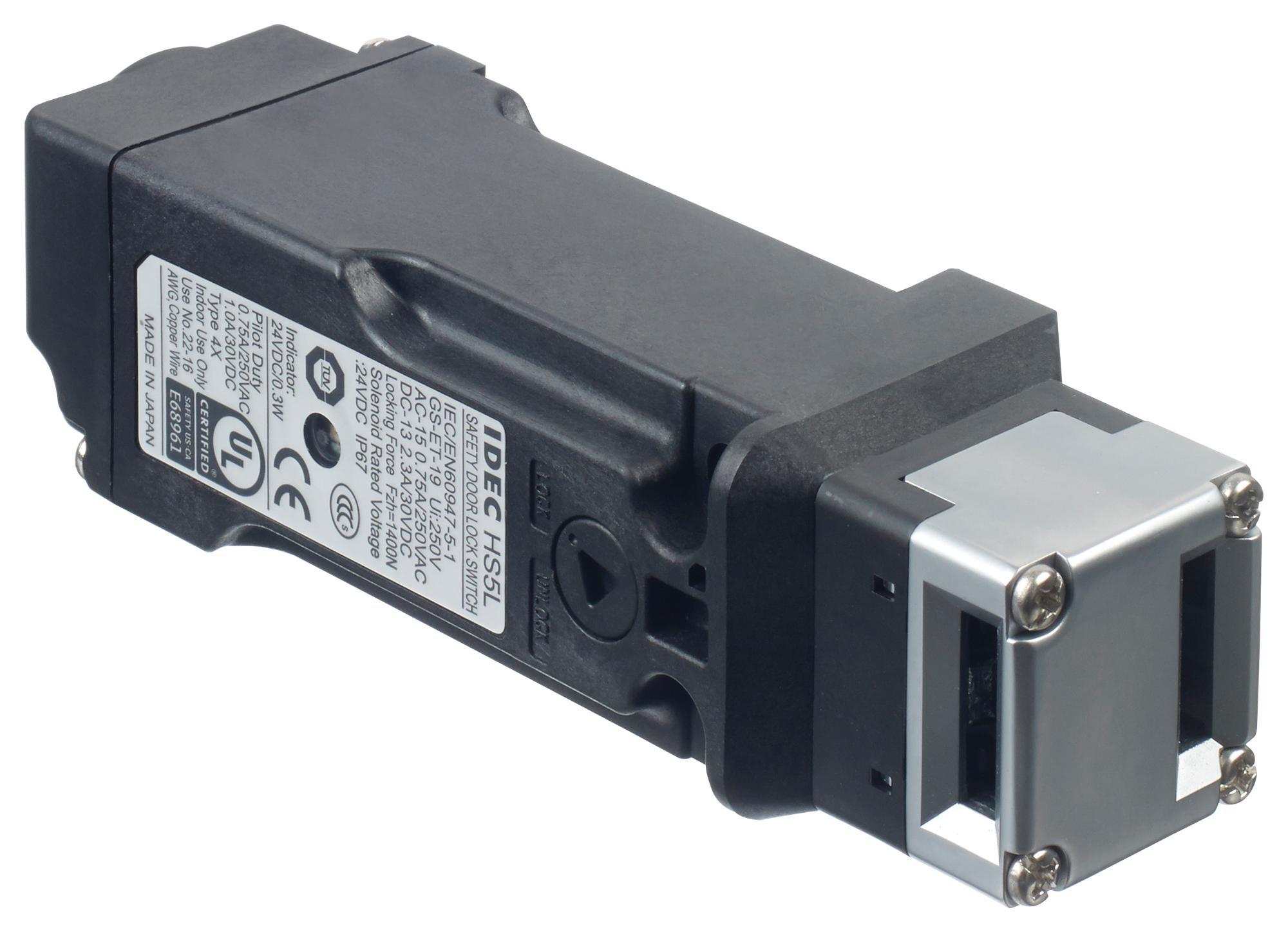 HS5L-VA44M-G SAFETY SW, DPST-NO, DPST-NC, 2.5A, 250V IDEC