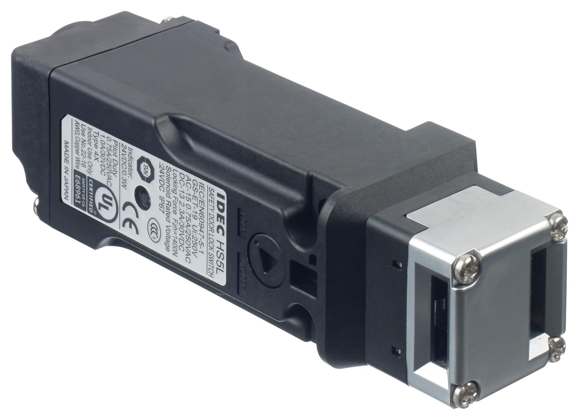 HS5L-VA7Y4M-G SAFETY SW, DPST-NO, DPST-NC, 2.5A, 250V IDEC