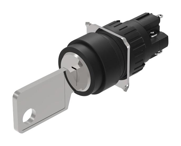 51-141.025D2 KEYLOCK SW, SPST-NO/NC, 2 POS, 5A, 250V EAO