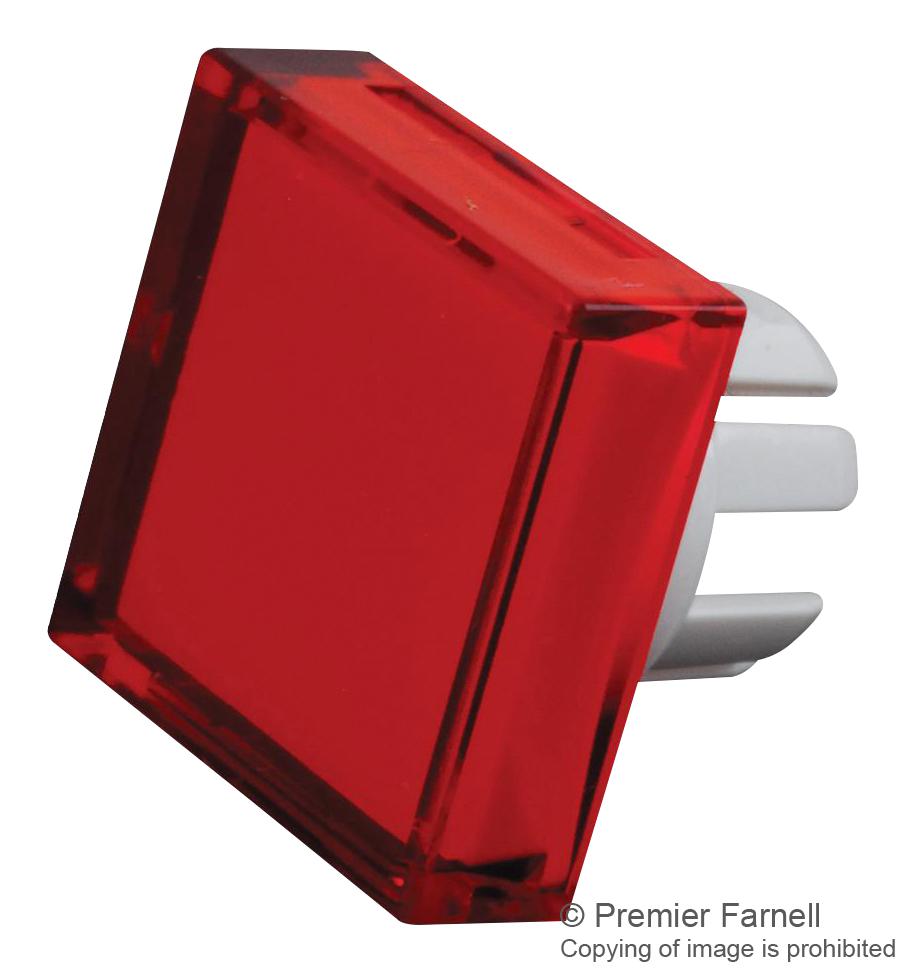 51-953.2 SQUARE LENS, RED, PLASTIC EAO