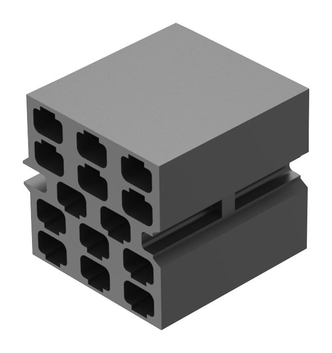 61-9830 MULTI PLUG HOUSING, 6POSITION EAO