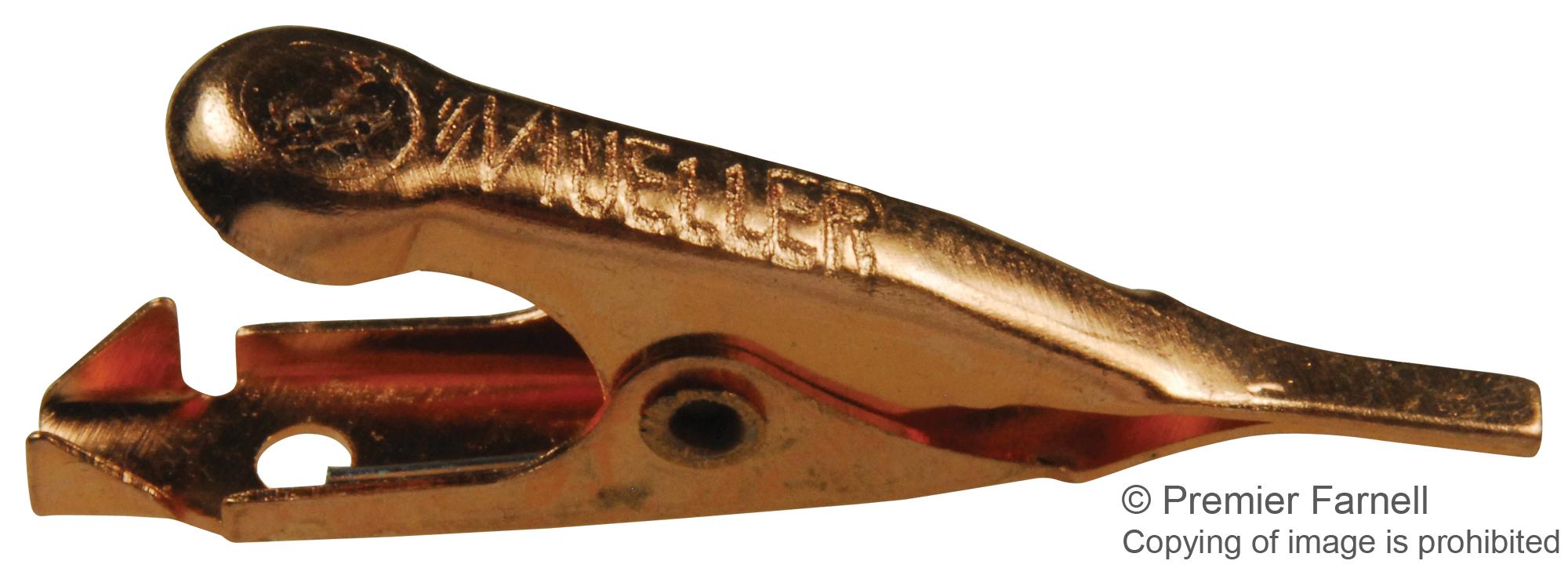 BU-34C MICRO-ALLIGATOR CLIP, COPPER, 5A, 5.6MM MUELLER ELECTRIC