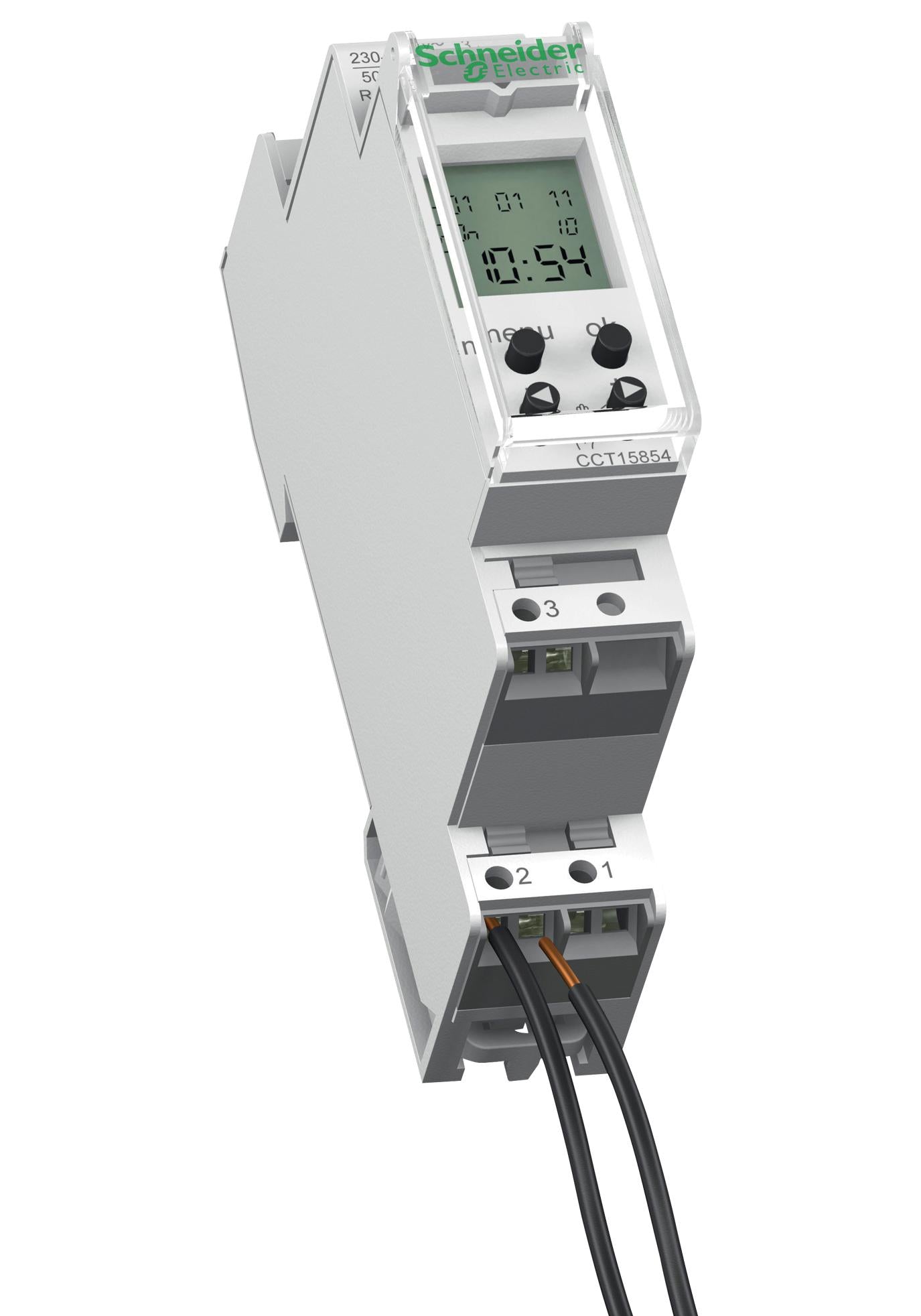 CCT15854 TIMESWITCH, DIGITAL, SPDT, 16A, 250VAC SCHNEIDER ELECTRIC