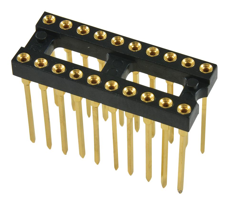 123-13-320-41-001000 . DIP SOCKET, 20POS, THROUGH HOLE MILL MAX