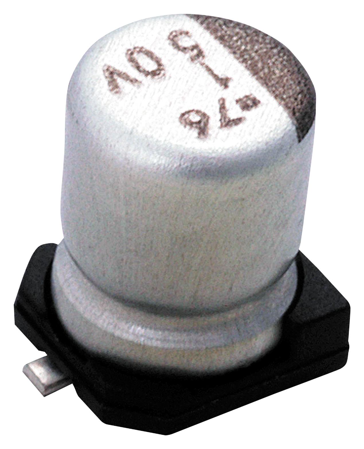 EMZA250ADA101MF80G CAP, 100µF, 25V, SMD UNITED CHEMI-CON
