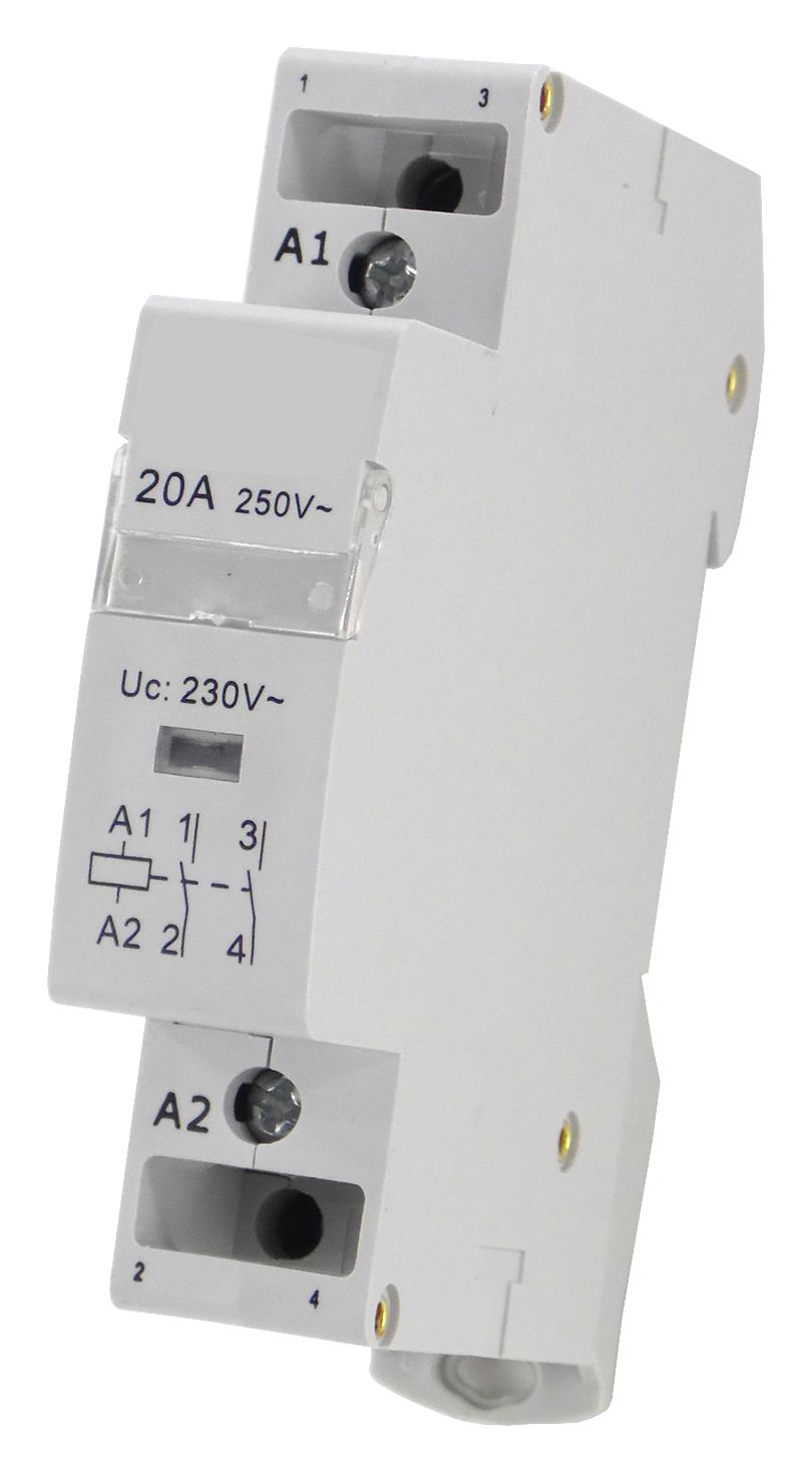 MCEUC1-20-2NCB MODULAR CONTACTOR, DPST-NC, 20A, 24VAC MULTICOMP