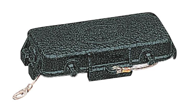 09370105405 PROTECTION COVER W/CORD, 10B, METAL HARTING