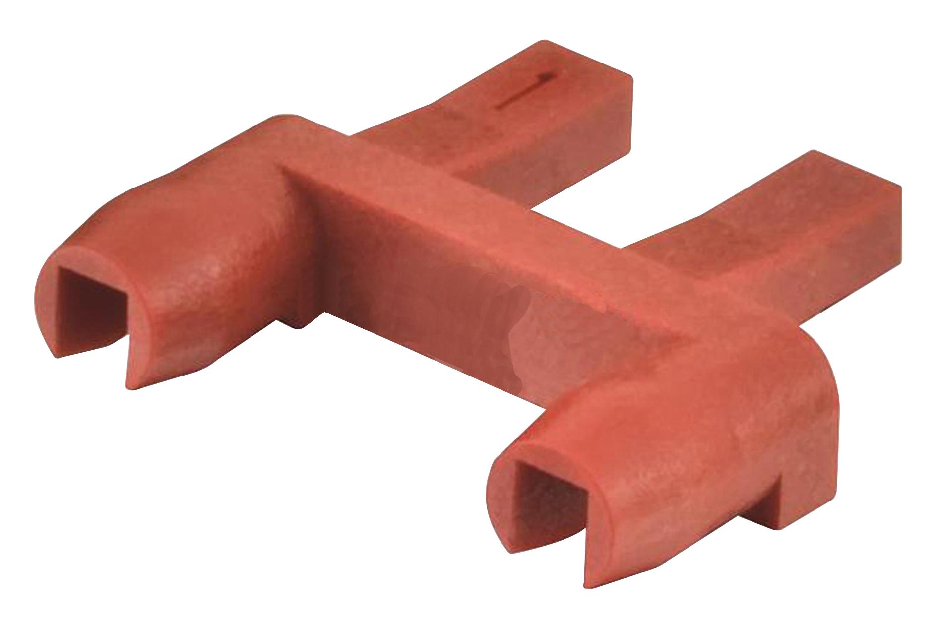 09140009971 CODING ELEMENT PIN, THERMOPLASTIC, RED HARTING