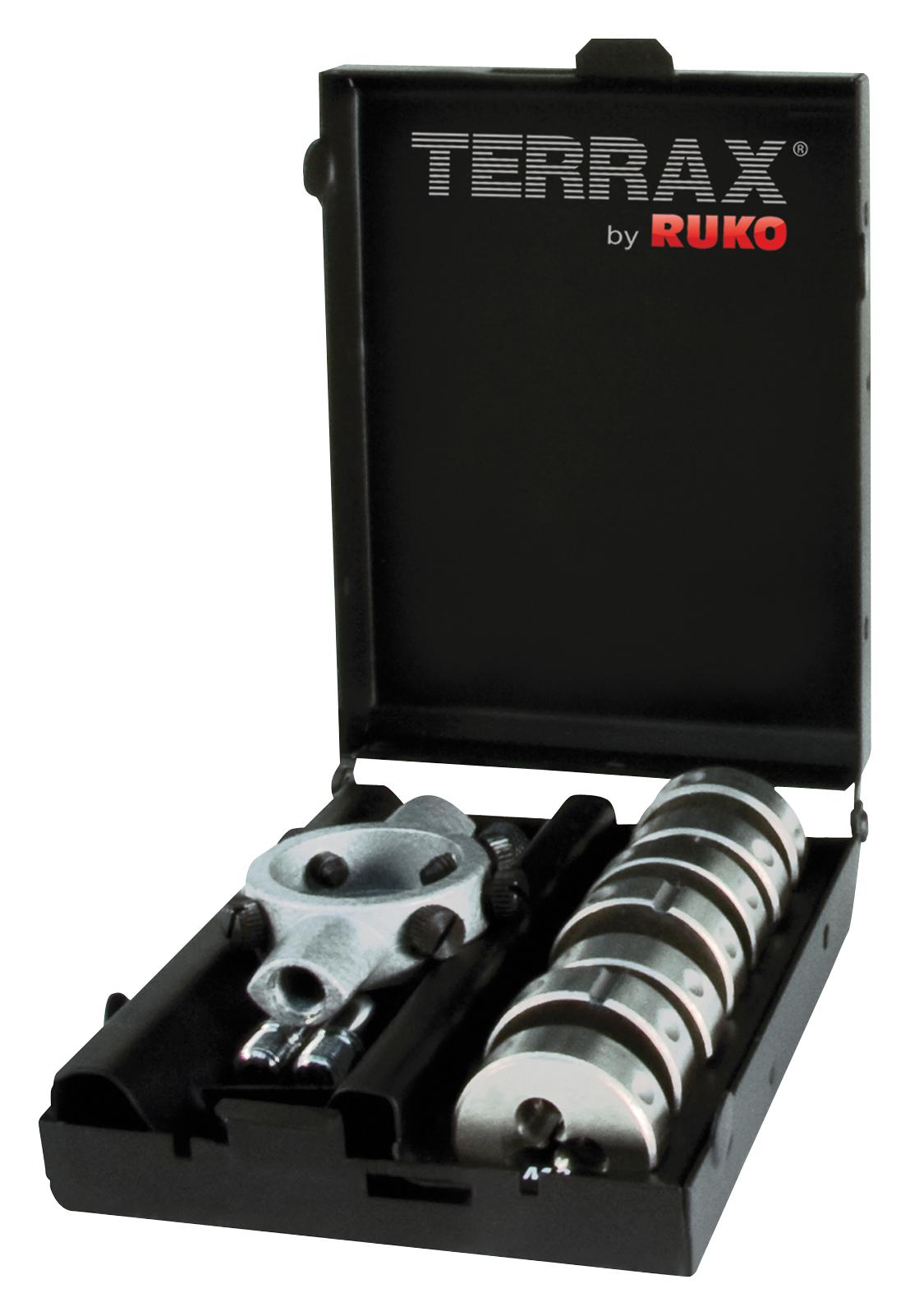 A245014 THREAD CUTTING SET, 8PCS, STEEL CASE RUKO
