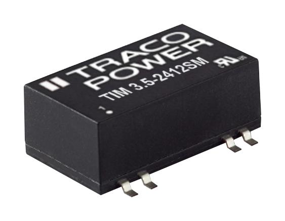 TIM 3.5-4819SM DC-DC CONVERTER, 9V, 0.389A TRACO POWER