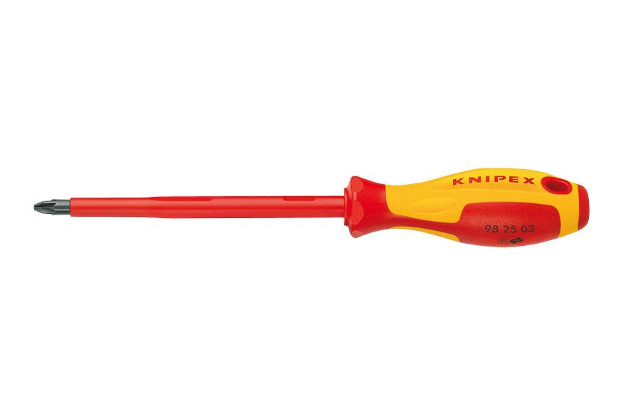 98 25 00 POZIDRIVE SCREWDRIVER, 60MM, #0 KNIPEX