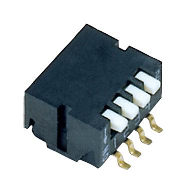 CHP-041TB DIP SWITCH, 4POS, SPST, PIANO KEY, SMD NIDEC COPAL ELECTRONICS