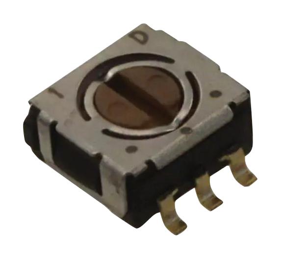 CS-4-13NTB ROTARY SWITCH, SP3T, 0.1A, 16VAC, SMD NIDEC COPAL ELECTRONICS