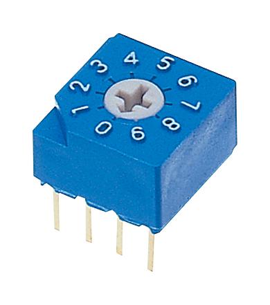 S-2010A ROTARY CODE SW, 10POS, BCD, 0.1A, 5V NIDEC COPAL ELECTRONICS