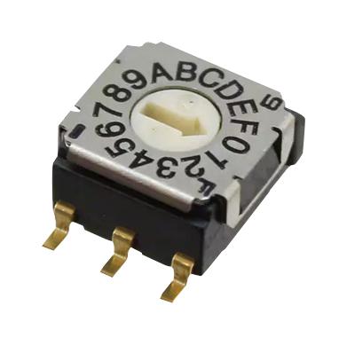 SH-7050TB ROTARY CODE SW, 16POS, HEX, 0.1A, 5V NIDEC COPAL ELECTRONICS