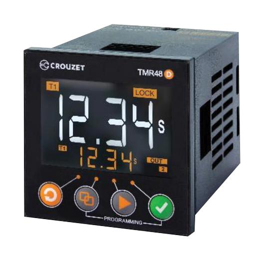 GDS2R10MV2 DIGITAL TIMER, MULTIFUNCTION, DPDT CROUZET