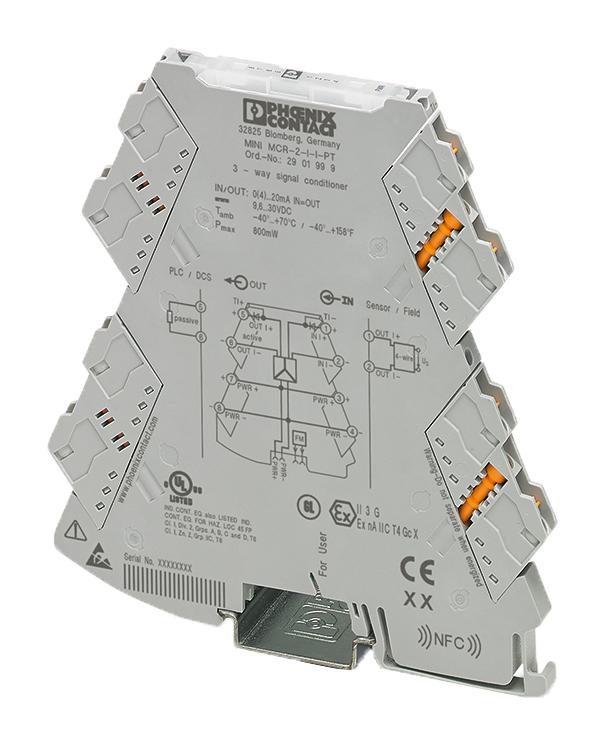 2901999 O/P ISOLATOR, 1-CH, CURRENT, 9.6-30VDC PHOENIX CONTACT