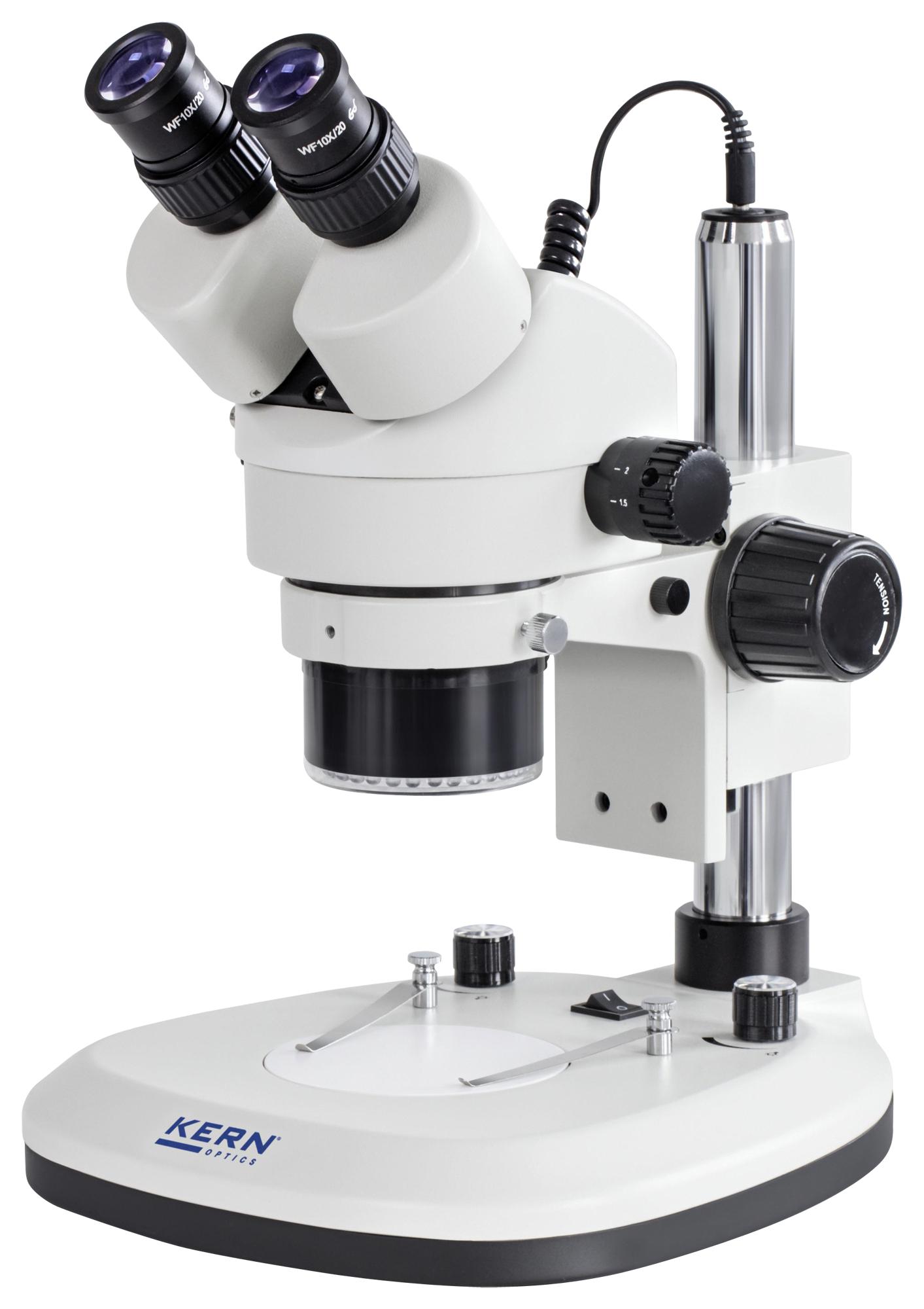 OZL 468 STEREO MICROSCOPE, TRINOCULAR, 0.7X-4.5X KERN
