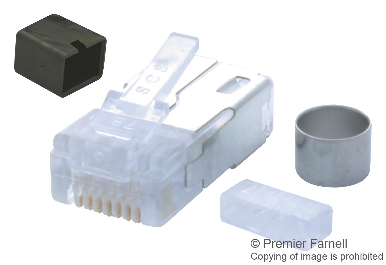 943-SP-370808SM2-A264 CONNECTOR, RJ45, PLUG, 8P8C, CRIMP STEWART CONNECTOR