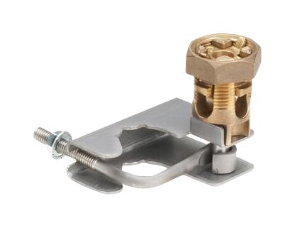 GPQC07-1/0 PEDESTAL GROUNDING CLAMP, 3/4"-7/8" RND PANDUIT