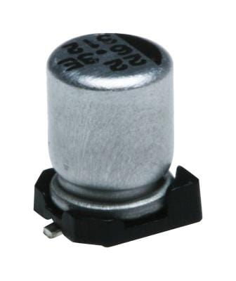 VEV107M035S0ANG03K CAP, 100µF, 35V, SMD TEAPO