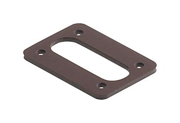 GSA 20-9 FLAT GASKET, EPDM, RECTANGULAR CONN HIRSCHMANN