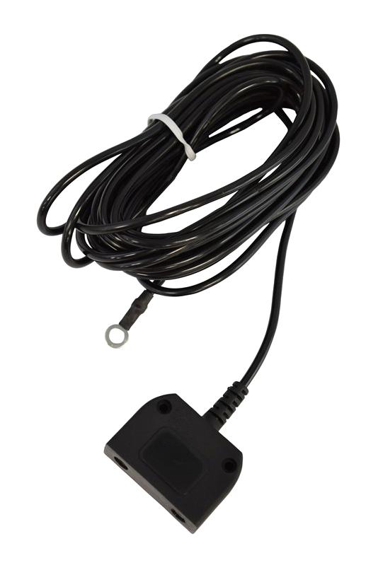 LPCGC151M COIL CORD, SNAP STUD, 4.57M, BLACK SCS