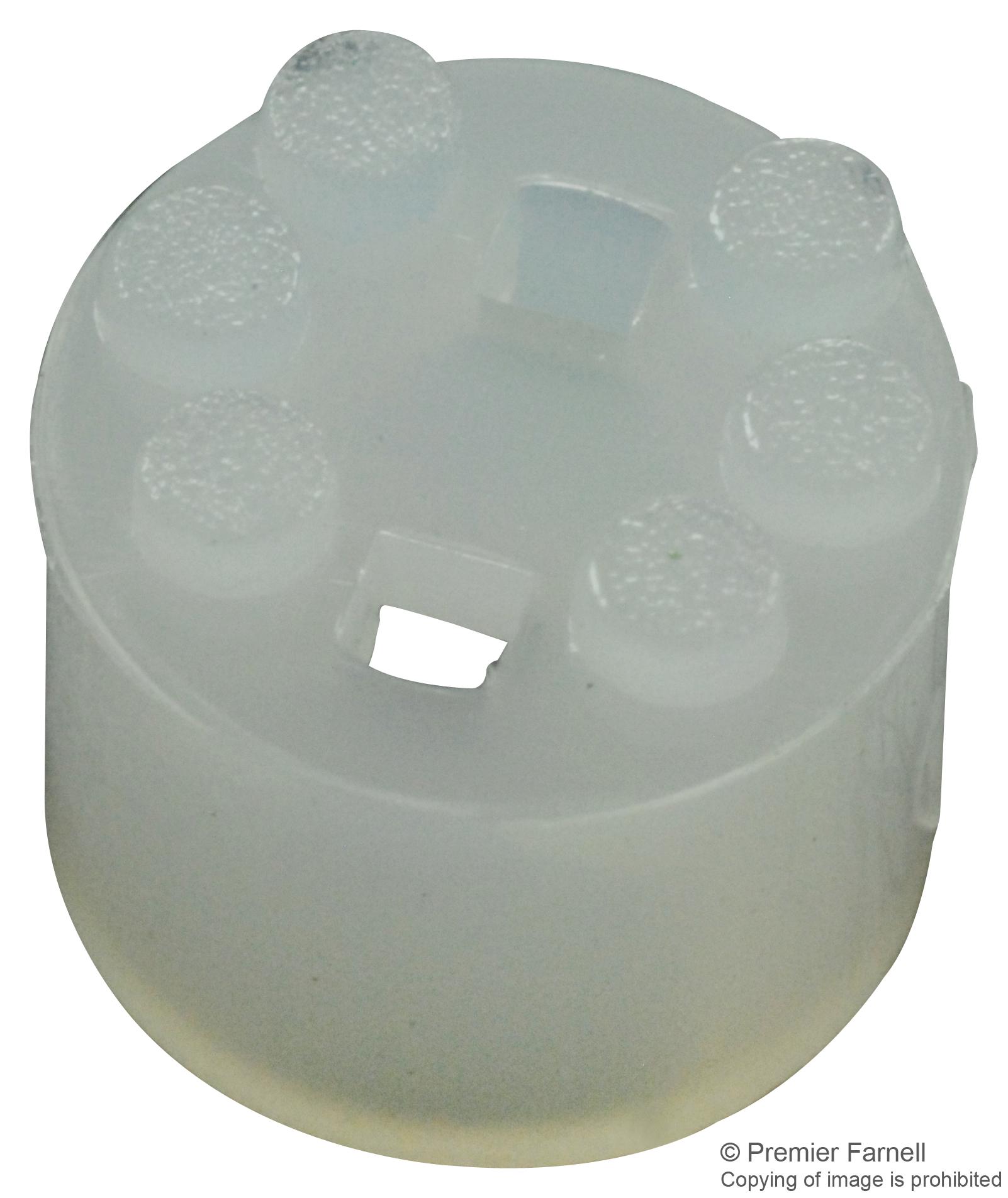 7353 SELF-ALIGNING LED SPACER, T-1, NYLON KEYSTONE